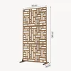 Przegroda „Bernalda” 180 x 90 cm, stal, brązowa Podgląd zdjęcia produktu 3