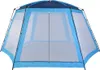 vidaXL Tenda da piscina 590x520x250 cm Blu Anteprima dell’immagine prodotto 7