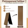 Vigevee Akustikpaneel Holz 240x60 cm faltbar, Holzlamellen Produktbild-Vorschau 3
