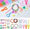 Loom Bänder Set, 1600 Bunt Gummibänder Starter Box Mit Produktbild-Vorschau 2