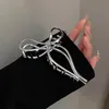 sada 4 kovových sponek do vlasů Silver Large Hair Clips Náhled obrázku produktu 5