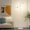 COSTWAY Rattan Stehlampe Wohnzimmer, 350° drehbar, E27, Produktbild-Vorschau 8