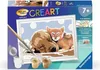 Ravensburger Malen nach Zahlen 20055 - Tierliebe – Kinder Produktbild-Vorschau 4
