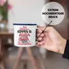 Trendation - Feuerwehr Frau Emaille Tasse Geschenk Frauen Produktbild-Vorschau 2
