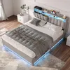 Postel NONEFT, 140 x 190 cm, dvojlôžko s LED osvetlením a Náhľad obrázku produktu 2