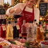 6x Weihnachtsflasche 500 ml mit Tannenbaum Glasflasche Produktbild-Vorschau 2