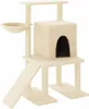 vidaXL Graffiatoio in sisal Grigio chiaro 96,5 cm Anteprima dell’immagine prodotto 10