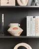 BELIANI Blumenvase Sand Beige Steingut Abstraktes Produktbild-Vorschau 2