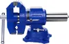 A blue and silver multifunctional vise is shown against a white background. Náhľad obrázku produktu