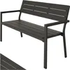Záhradná lavica Line 2-miestna 128 x 59 x 88 cm Náhľad obrázku produktu 15