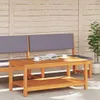 vidaXL Odkladací stolík olej-prírodný 110 x 55 x 45 cm Náhľad obrázku produktu 3