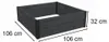 Keter Warzywniak Podwyższony Grafit Maple Square 106 X 106 Podgląd zdjęcia produktu 7