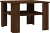 vidaXL Stolik kawowy brązowy dąb 60x60x42 cm materiał Podgląd zdjęcia produktu 1