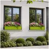 Blumenkasten mit Wasserspeicher Nessa 75 cm Grün Produktbild-Vorschau 2