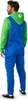 A man wearing a Luigi-themed onesie. Produktbild-Vorschau