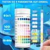 Paski testowe do wody – 9 w 1 – 100 sztuk – Test wody do Podgląd zdjęcia produktu 2
