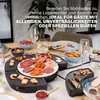 Teppanyaki Circle Dinner4ALL 4 plaques de gril de table Voir les images du produit 3
