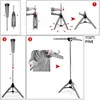 Instructional diagrams showing how to assemble a clothes drying rack. Voir les images du produit