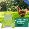 Agrarzone Kŕmidlo pre kurčatá so stojanmi, zelené, 8 kg Náhľad obrázku produktu 5