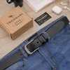 Herrengürtel 125 cm TRESSARI 100 % Naturleder, schwarzes Produktbild-Vorschau 7