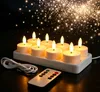 8 Stück LED Teelichter mit Fernbedienung und Produktbild-Vorschau 1