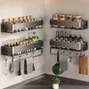 Unyqoos® RVS kruidenrek, set van 2, 40 cm, wandmontage met Productafbeelding-voorbeeld 5