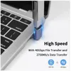 USB4 USB-C 4k OTG adattatore presa angolo 90° per monitor Anteprima dell’immagine prodotto 3