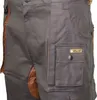 A close-up view of the front of a pair of work shorts. Produktbild-Vorschau