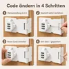 Zahlenschloss Schrank 3-stellig, Möbelschloss ohne Produktbild-Vorschau 5