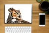 MuchoWow® Laptop Aufkleber Sticker Cover Braune Eule mit Produktbild-Vorschau 2