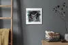 Coloray Uhr auf Leinwand 30x30 cm Wand Uhr Dekoration Produktbild-Vorschau 4