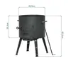 Ø49cm Uchag 2mm Stahl 22L Kazan Gusseisen WOK Kasan Utschak Produktbild-Vorschau 5