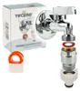 tecuro Mini-Kugelauslaufventil 1/2 Zoll x 3/4 Zoll mit Produktbild-Vorschau 1