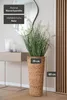 Vaso da fiori CLASSIC ROUND in giacinto d'acqua naturale Anteprima dell’immagine prodotto 4