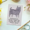 Mr. & Mrs. Panda Postkarte Schipperkes Herz - Grau Pastell Produktbild-Vorschau 2