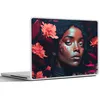 MuchoWow® Laptop Aufkleber Sticker Cover Blumen - Frau - Produktbild-Vorschau 6