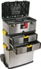 Perel Werkzeugwagen 3-in-1, robuster Trolley aus Edelstahl, Produktbild-Vorschau 3