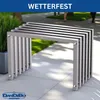 DanDiBo Sitzhocker Edelstahl Modern Wetterfest Metall Produktbild-Vorschau 4