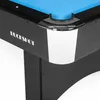 A close-up view of a corner of a pool table. Produktbild-Vorschau