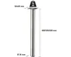 Tarrox Tischbein rund Ø 30 x 600 mm, Edelstahl Nachbildung Produktbild-Vorschau 5