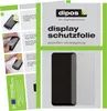 The image shows instructions for applying a screen protector to a smartphone, along with marketing material for the product. Produktbild-Vorschau
