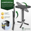 tillvex® Gastro Stehtisch klappbar Ø70cm anthrazit | Produktbild-Vorschau 3