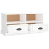 vidaXL TV-Schrank Hochglanz-Weiß 93x35,5x45 cm Produktbild-Vorschau 9