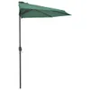 vidaXL Ombrellone da balcone con palo in alluminio verde Anteprima dell’immagine prodotto 11