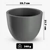 Vaso da fiori KADAX "Rafat", fioriera rotonda, vaso per Anteprima dell’immagine prodotto 3