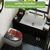 WC Sitz D-Form Schwarz mit Absenkautomatik Motiv London Red Produktbild-Vorschau 3