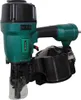 A green and black coil nailer is shown against a white background. Produktbild-Vorschau