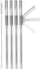 Trinkhalme biegsam 22cm 5er Pack Edelstahl silber Produktbild-Vorschau 10