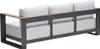 Garden Impressions Levanto Dreisitzbank - carbon black - Produktbild-Vorschau 4