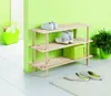 ZELLER Botník dřevěný 3 police 80x26x49,5cm Náhled obrázku produktu 2